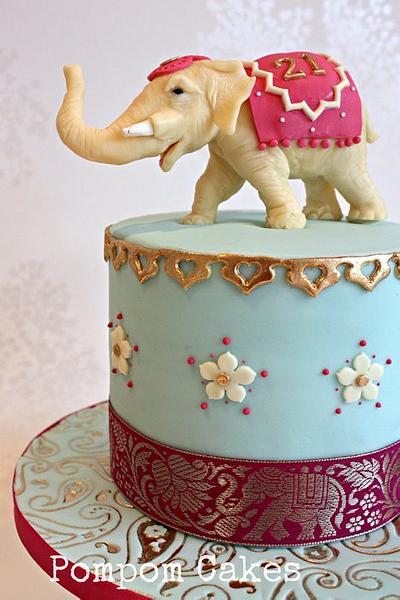Indian elephant - Cake by PompomCakes