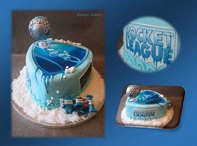 Rocket League cake  - Cake by Bianca's Bakery