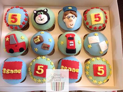 Postman Pat Cupcakes - Cake by Deb