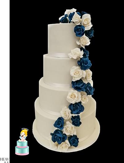 Wedding Rose Cake ! - Cake by Iwona Sobejko