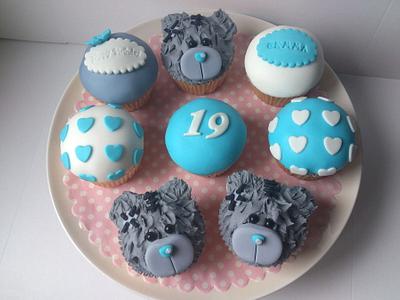 Me to You Inspired cupcakes - Cake by Dollybird Bakes