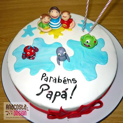 Daddy, love and stories! - Cake by Ana Costa