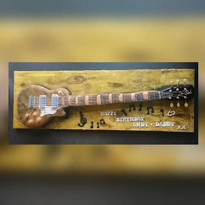 Gibson Les Paul guitar cake - Cake by Ashlei Samuels