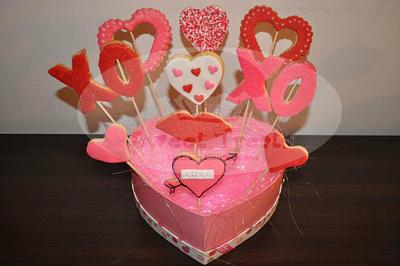 valentine cookies - Cake by maha