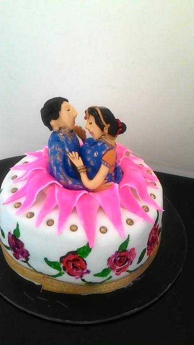 Indian wedding - Cake by Creative Confectionery(Trupti P)