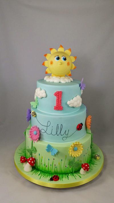 Little Ray of Sunshine  - Cake by Lisa-Jane Fudge