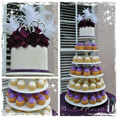 Cupcake tower for wedding - Cake by Maria