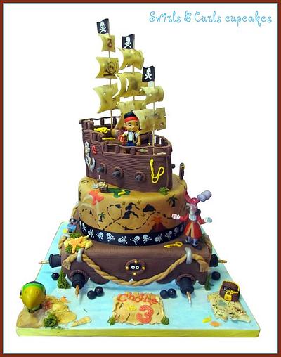 Jake & the neverland pirates cake - Cake by SwirlsAndCurls