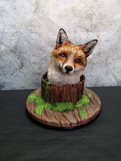 Fox in tree - Cake by marja