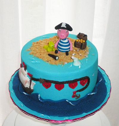 Peppa pig cake - Cake by Rositsa Lipovanska