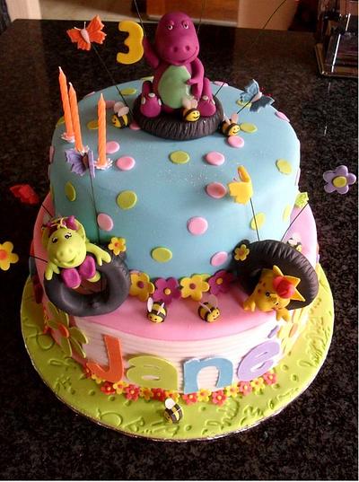 Barney and Friends - Cake by Koek Krummels