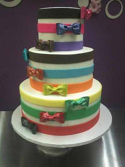 Colorful Bows - Cake by Ester Siswadi