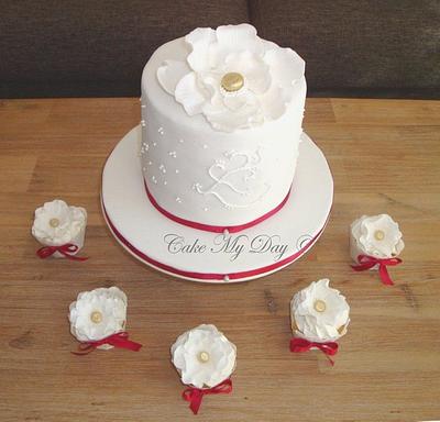 White Wedding - Cake by Cake My Day
