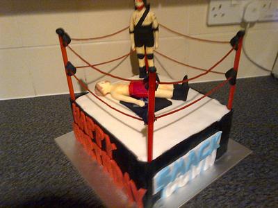 wwe cake - Cake by helenlouise