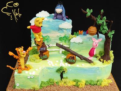 Winnie the Pooh & Pals - Cake by Diana