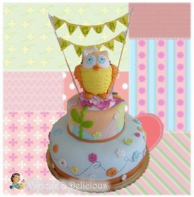 Sweet owl - Cake by Sara Solimes Party solutions
