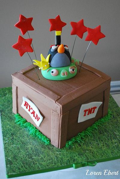 Angry Birds TNT Cake! - Cake by Loren Ebert