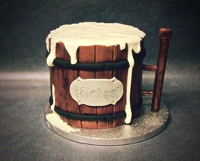 Beer mug cake - Cake by Vanessa 