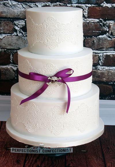 Trish - Wedding Cake  - Cake by Niamh Geraghty, Perfectionist Confectionist