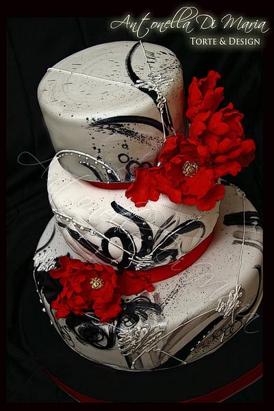Wall paper cake - Cake by Antonella Di Maria