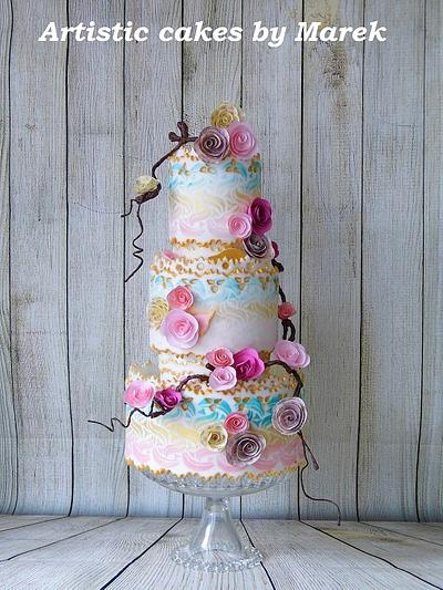 spring wedding cake - Cake by Marek