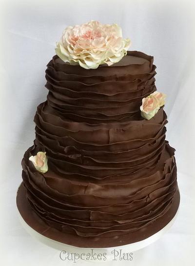 Chocolate Wedding cake - Cake by Janice Baybutt