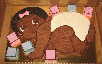 Crawling baby - Cake by Monica Seay
