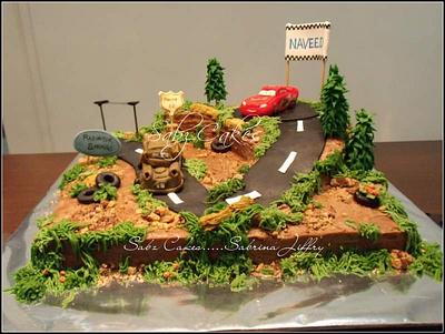 Disney's Cars-Lightening McQueen & Mater - Cake by SabzCakes