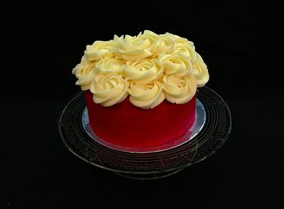 Roses Cake - Cake by Daisy Brydon Creations