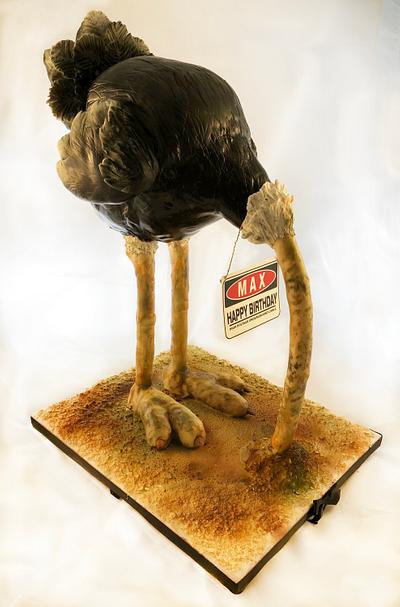 Birthday Ostrich - Cake by Ventidesign Cakes