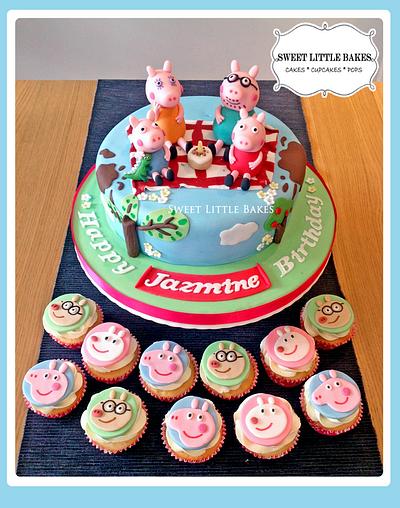Peppa Pig & Family - Cake by SLBakes