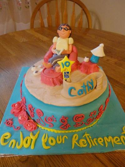 Cathy`s retirement cake - Cake by Babes