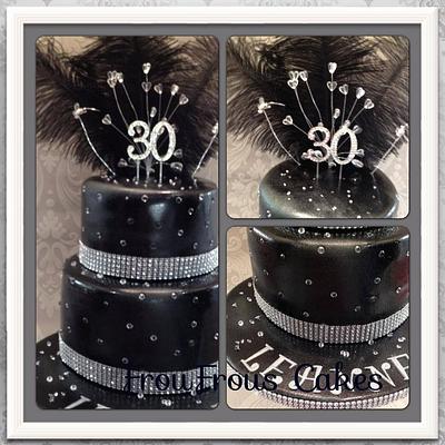 Diamonds are a girls best friend on her 30th birthday  - Cake by Frou Frous Cakes