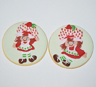 Vintage Strawberry Shortcake cookies - Cake by benyna