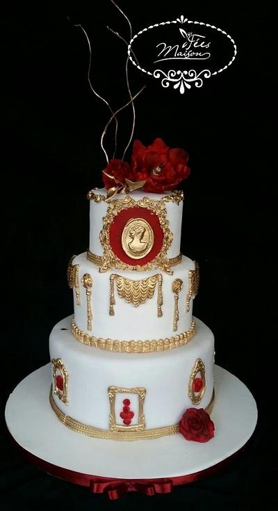 WEDDING CAKE BAROQUE  - Cake by Fées Maison (AHMADI)