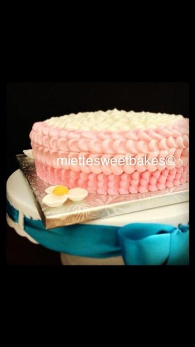 Vanilla cake - Cake by miettesweets