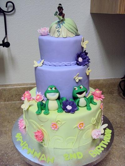 Princess and the frog - Cake by CakesbyAngelaMorrison