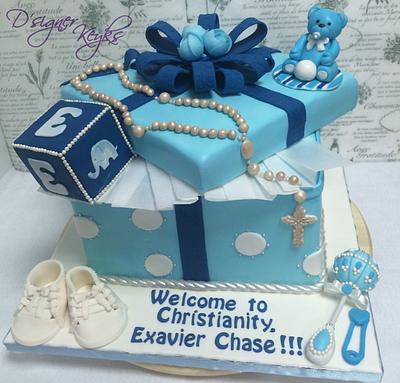 A christening cake.. - Cake by Phey