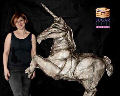 5ft Unicorn Cake! - Cake by Sugar Street Studios by Zoe Burmester
