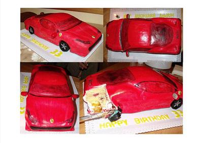 Ferrari 458 Italia - Cake by Monika Farkas