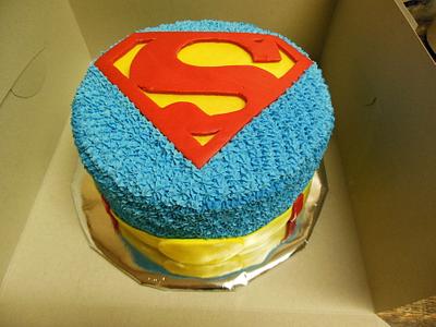 Superman - Cake by Ashley