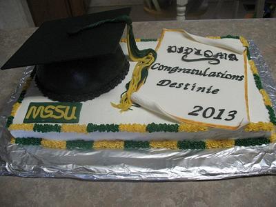 Graduation cake - Cake by cher45