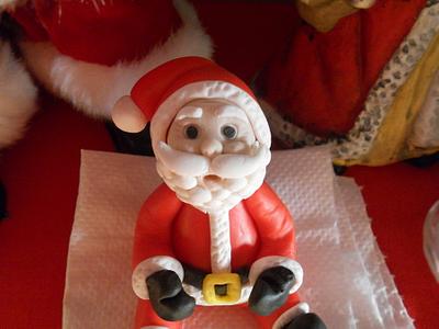 cake topper santa claus - Cake by Littlesweety cake