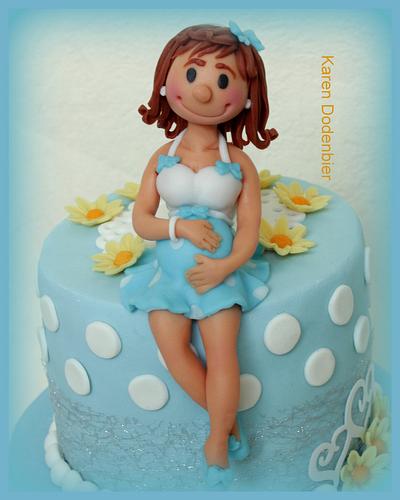Baby Shower cake for a boy! - Cake by Karen Dodenbier
