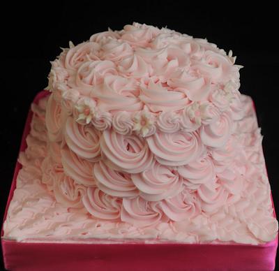 Little Pink Smash Cake - Cake by Sugarpixy