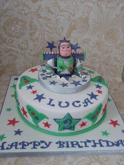 Buzz Lightyear. - Cake by Karen's Cakes And Bakes.