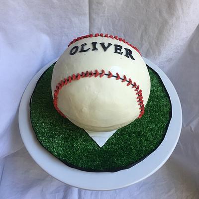 Baseball! - Cake by OhCrumbs