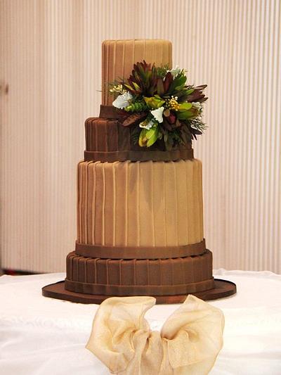 Australian Chocolate Wedding Cake - Cake by Jo Kavanagh