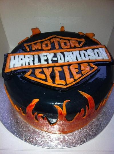 Harley Davidson cake - Cake by Witty Cakes