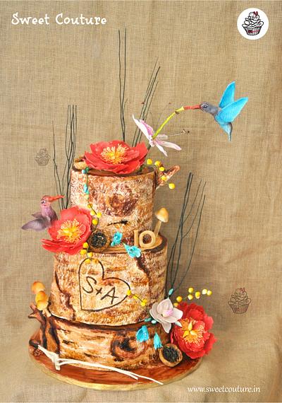 Rustic Love  - Cake by Sunaina Sadarangani Gera